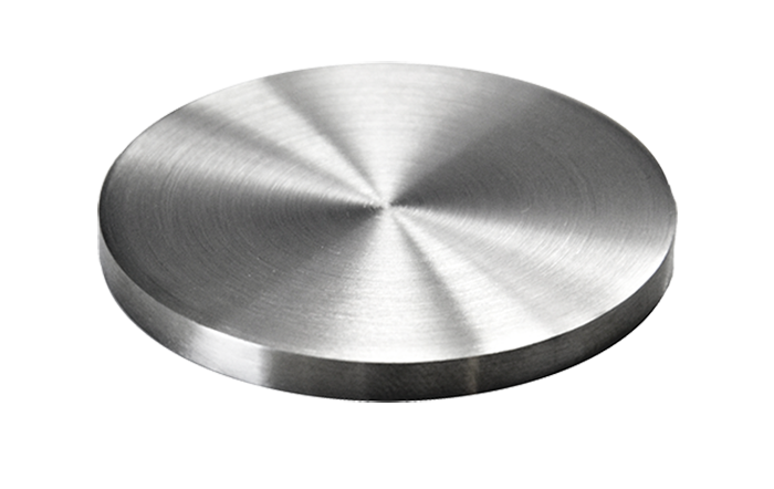 Ukončení-krytka (o 42.4mm / H: 4mm), broušená nerez K320 / AISI304