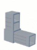spojka jeklu plast 20x20x1,5 pravý úhel - černá
