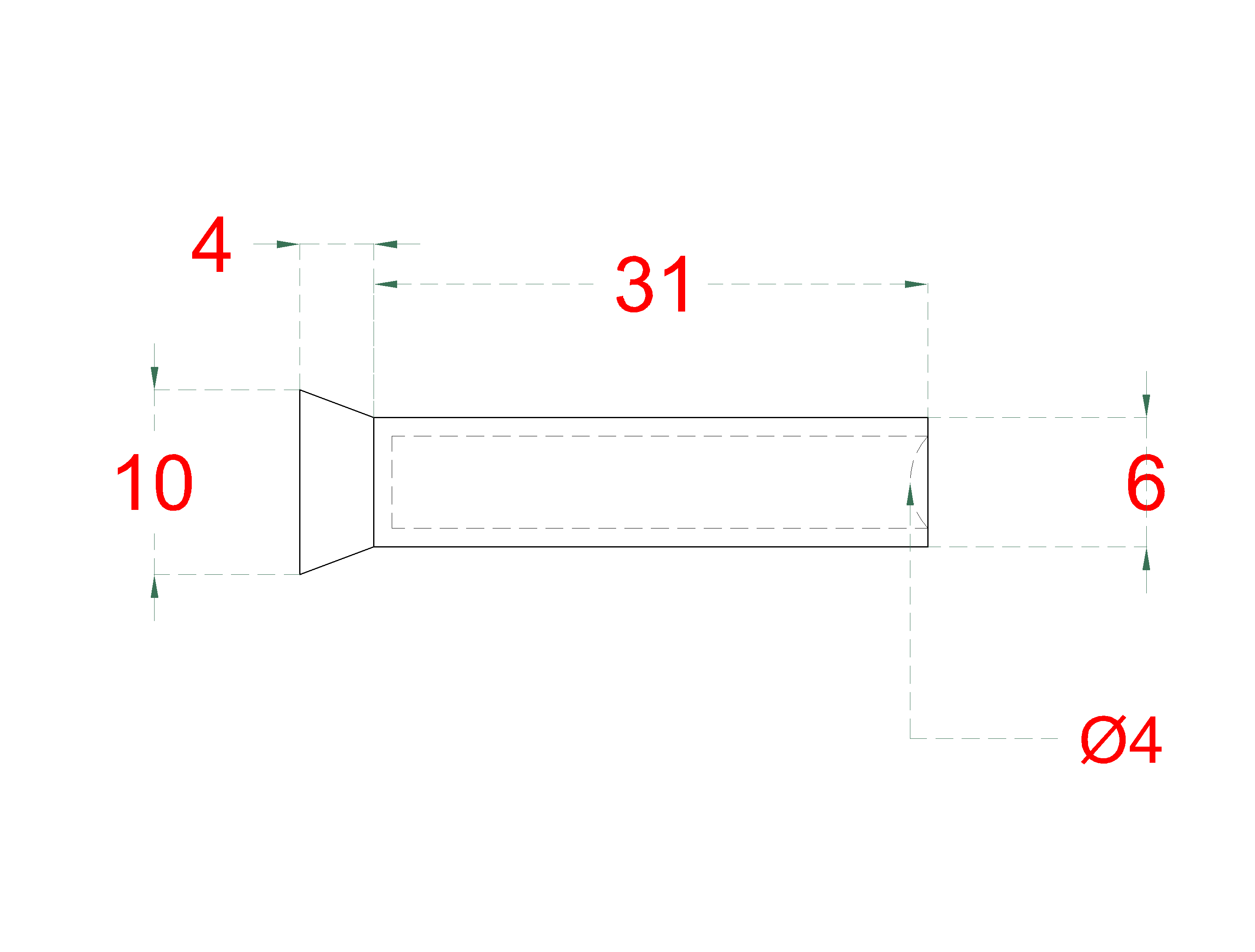 Lepicí úchyt pro nerezové lanko o4mm, broušená nerez K320/AISI304 (2)