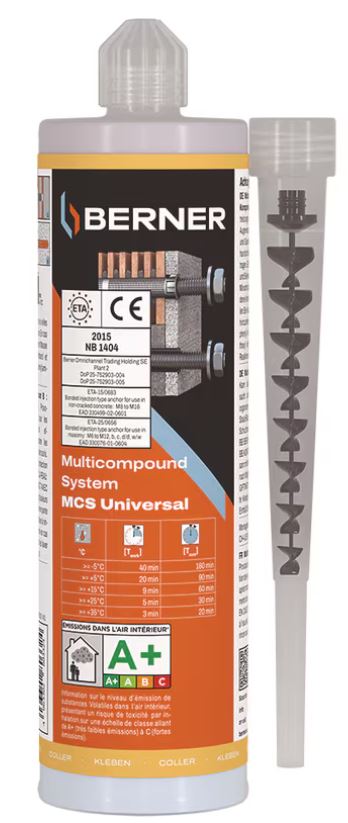 Chemická kotva BRICK Berner 410ml