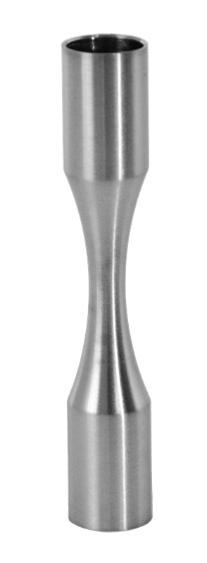 Spoj na ohnutí ø 10 mm (L: 80 mm), broušená nerez K320 / AISI304