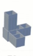 spojka jeklu plast 20x20x1,5 pravý úhel s výstupem  - černá