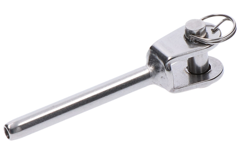 Lepicí úchyt pro nerezové lanko o4mm, broušená nerez K320/ AISI304