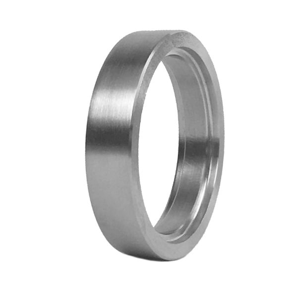 Přechod madla - prstenec, na dřevěné madlo o 42,4mm, broušená nerez K320/AISI304