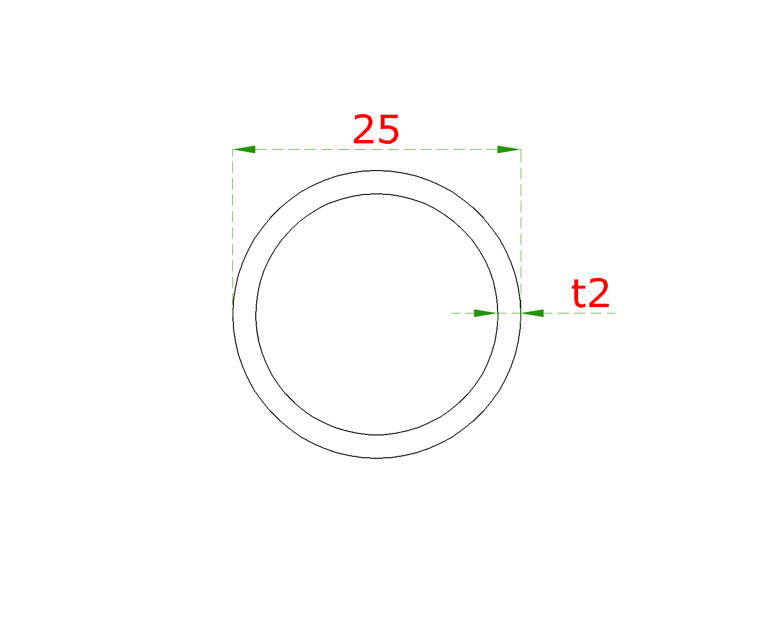 trubka o 25x2mm, broušená nerez K320 /AISI304 cena za 1ks(1m) (1)