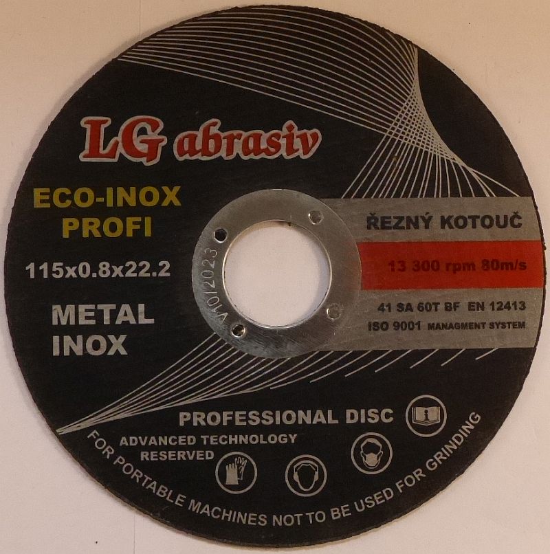 Kotouč řezný  115x0,8 LG eco (118484)