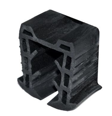 Gumové těsnění pro madlo 24 x 24 mm, sklo 12 - 12,76 mm